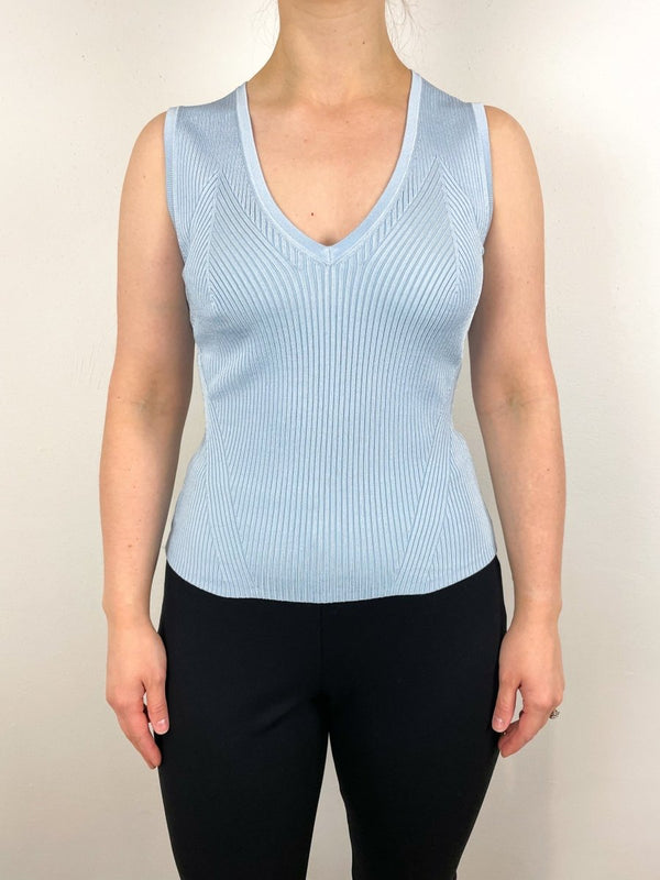 Sid Sleeveless Pullover in Ice Blue - The Shoe Hive