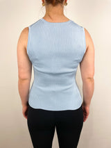 Sid Sleeveless Pullover in Ice Blue - The Shoe Hive