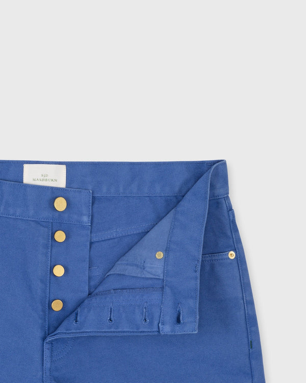 Slim Straight 5-Pocket Pant in Lapis Canvas by Sid Mashburn - The Shoe Hive