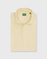Spread Collar Sport Shirt in Straw Corduroy - The Shoe Hive