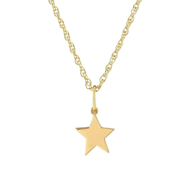 Star Charm Necklace in Gold - The Shoe Hive