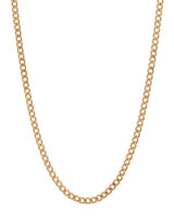 The Classique Skinny Curb Chain (5mm) in Gold - The Shoe Hive