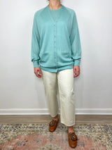 Tissue Cashmere Cardigan in Mint by Tibi - The Shoe Hive