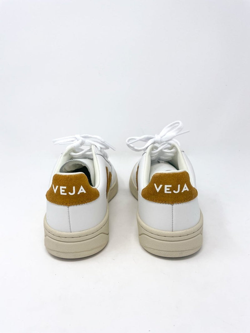 V-12 Leather in Extra White/Camel - The Shoe Hive