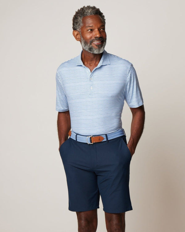 Warwick Striped Featherweight Performance Polo - The Shoe Hive